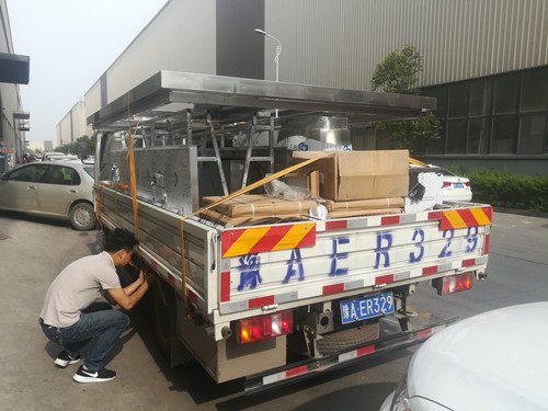 鄭州地鐵5號線不銹鋼崗?fù)み\輸發(fā)貨